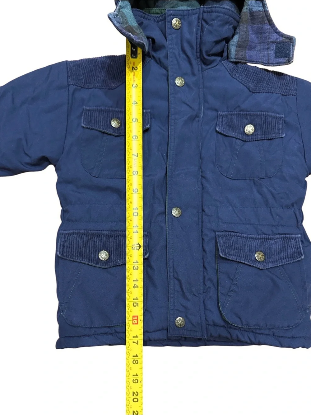 Vintage 90s Oshkosh B’Gosh Blue Winter Parka Coat Boys Size 2T Project Earth
